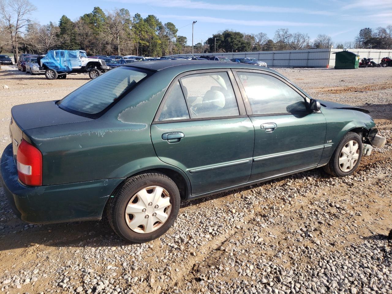 2000 Mazda Protege VIN JM1BJ2224Y0250062 Copart auction photo, mechanical / front end damage thumbnail 3