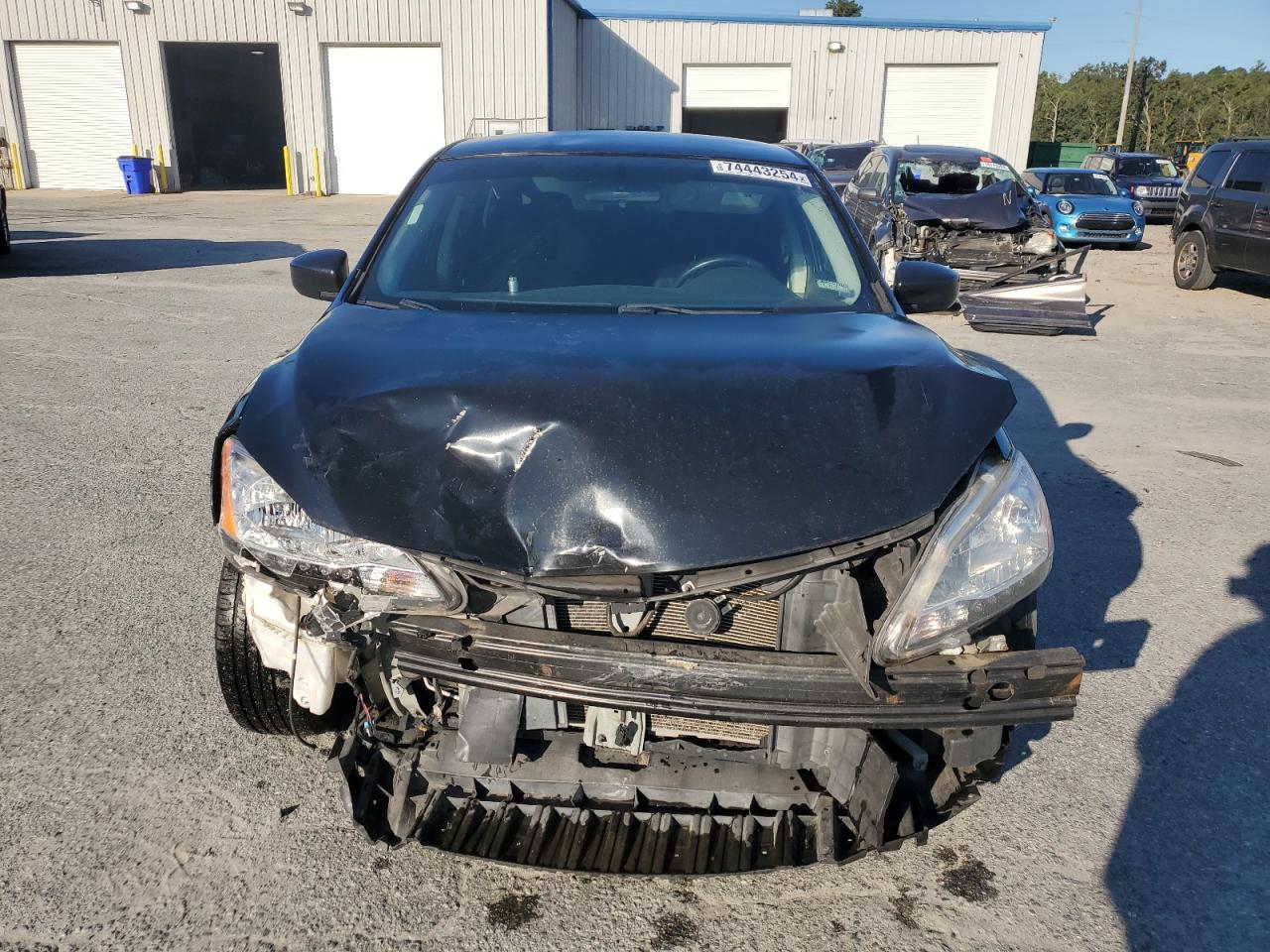 2015 Nissan Sentra VIN 3N1AB7AP8FL686547 Copart auction photo, front end damage thumbnail 5