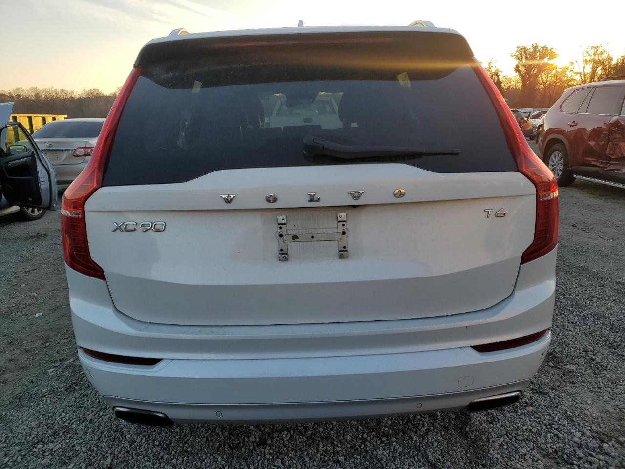 2017 Volvo XC90 VIN YV4A22PK3H1132593 Copart auction photo, top/roof damage thumbnail 6