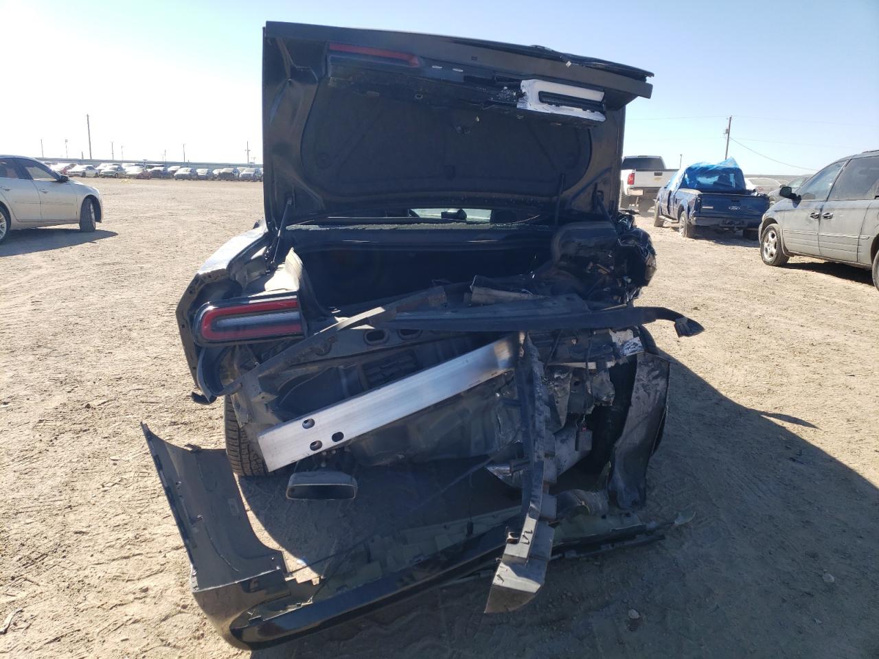 2021 Dodge Challenger VIN 2C3CDZBT1MH673947 Copart auction photo, rear end damage thumbnail 6