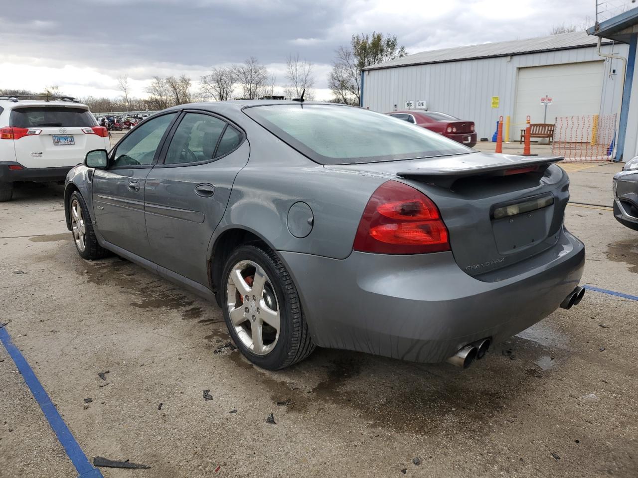 2008 Pontiac Grand Prix VIN 2G2WC55C681133206 Copart auction photo, front end / hail damage thumbnail 2