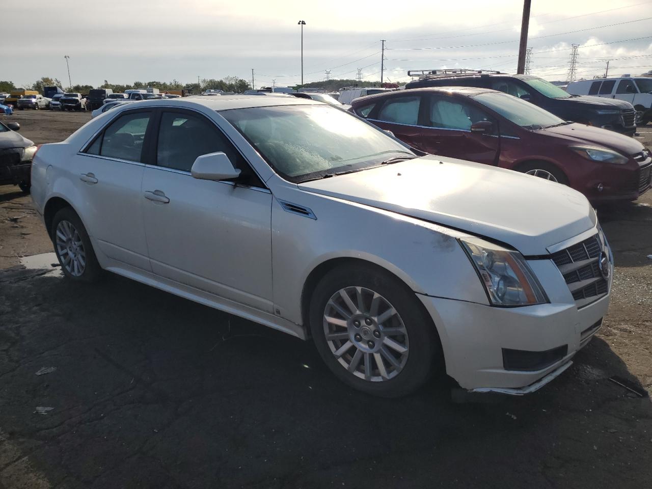 2010 Cadillac CTS VIN 1G6DG5EG9A0102093 Copart auction photo, front end damage thumbnail 4