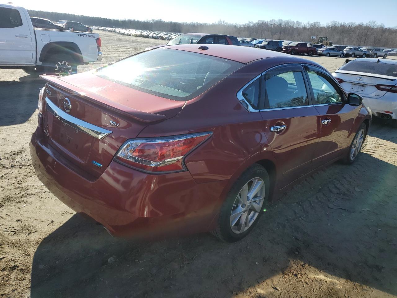 2014 Nissan Altima VIN 1N4AL3AP1EC403408 Copart auction photo, rear end damage thumbnail 3