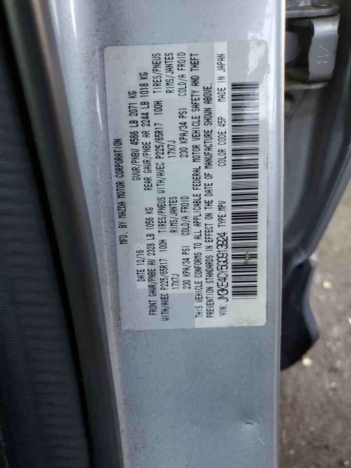 2016 Mazda CX-5 VIN JM3KE4CY5G0913924 Copart auction photo, front end damage thumbnail 15