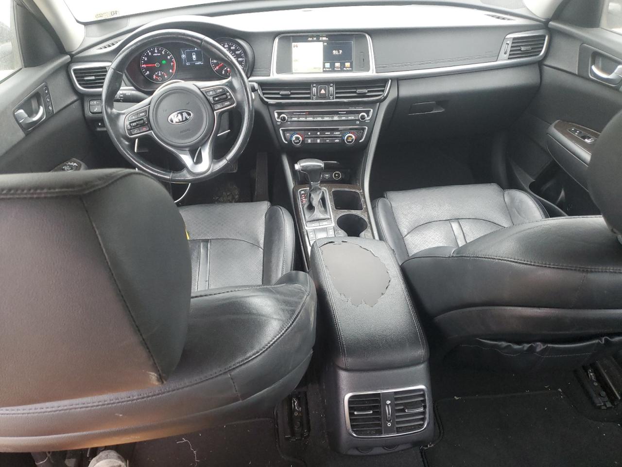 2016 KIA Optima VIN 5XXGU4L32GG094343 Copart auction photo, rear end damage thumbnail 8