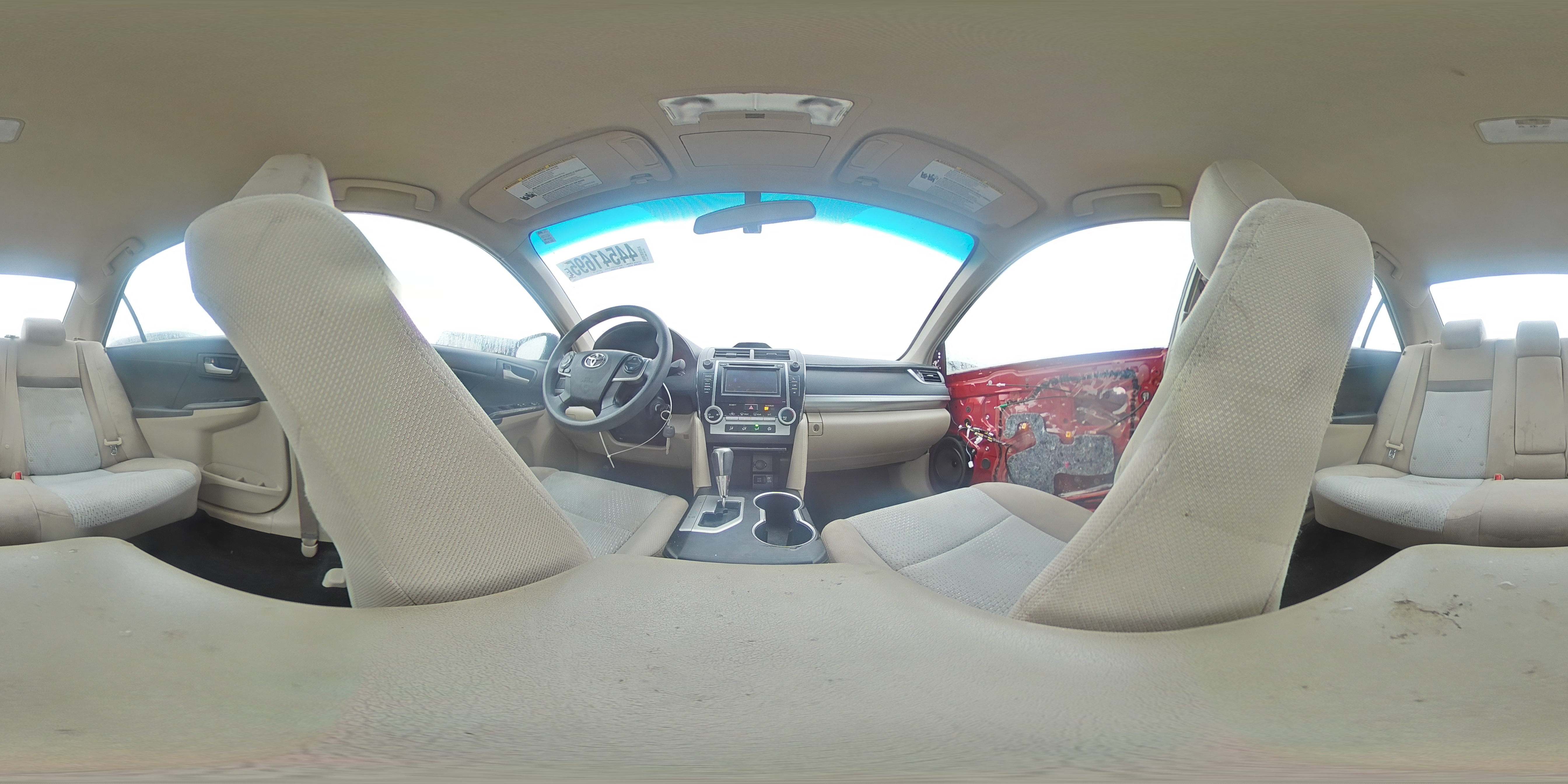 2012 Toyota Camry VIN 4T4BF1FKXCR184741 Copart auction photo, side damage thumbnail 12