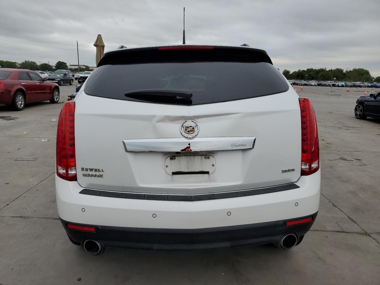 2014 Cadillac SRX VIN 3GYFNBE30ES615975 Copart auction photo, front end / side damage thumbnail 6