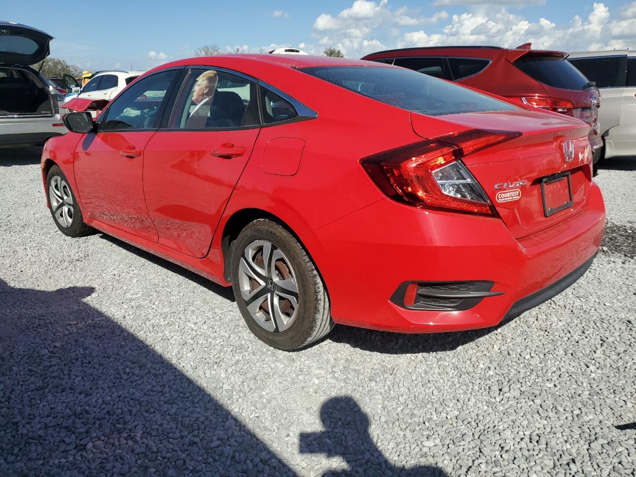 2017 Honda Civic VIN 2HGFC2F53HH557574 Copart auction photo, front end damage thumbnail 2