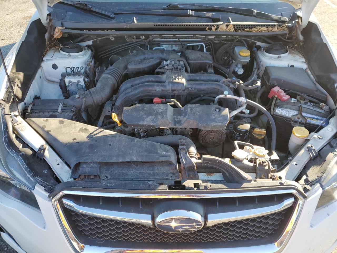 2015 Subaru Impreza VIN JF1GPAT6XF8286956 Copart auction photo, undercarriage / front end damage thumbnail 13