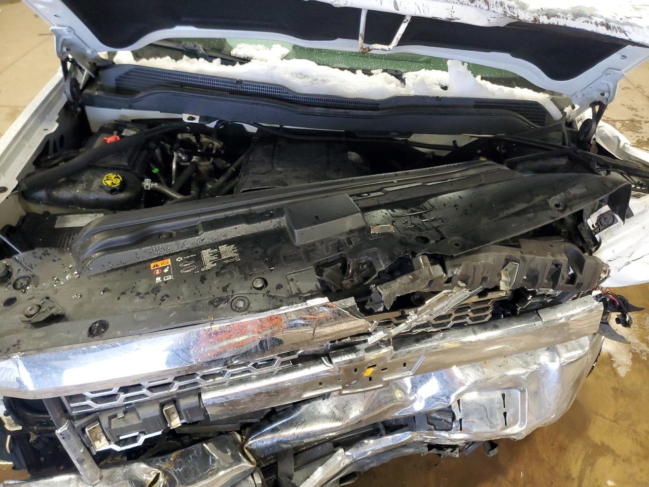 2019 Chevrolet Silverado VIN 1GC1KREGXKF148553 Copart auction photo, front end damage thumbnail 11