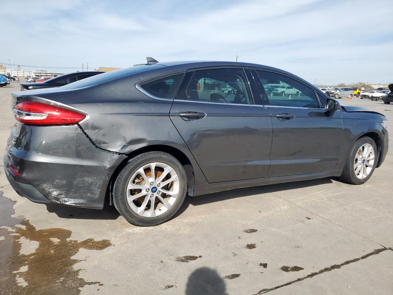 2020 Ford Fusion VIN 3FA6P0HD1LR148164 Copart auction photo, front end / rear end damage thumbnail 3