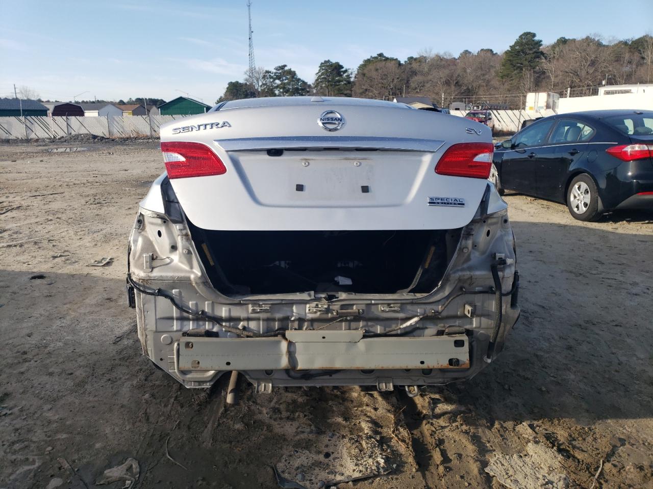 2019 Nissan Sentra VIN 3N1AB7AP4KY247133 Copart auction photo, rear end / all over damage thumbnail 6