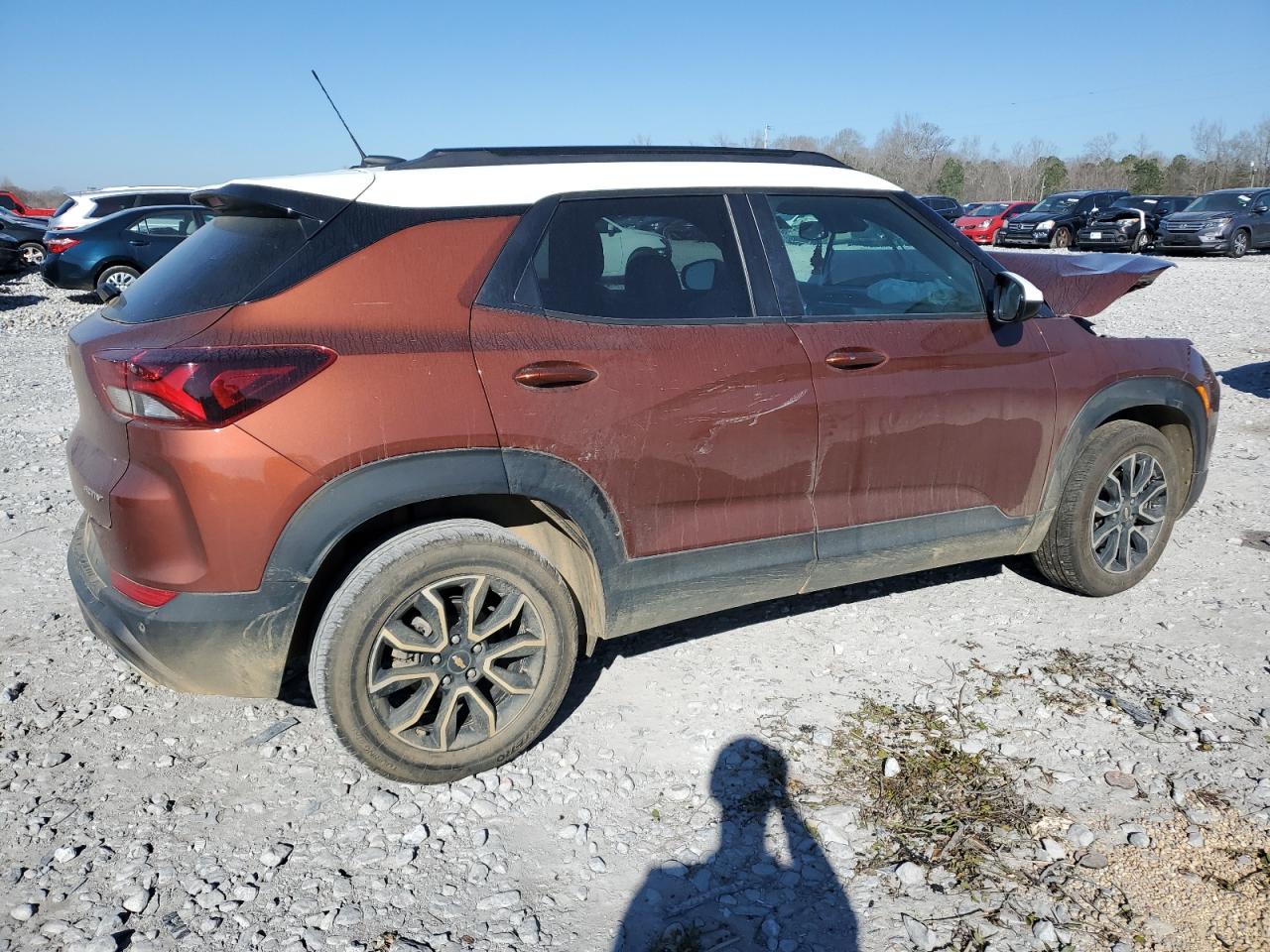 2021 Chevrolet TrailBlazer VIN KL79MVSL3MB149347 Copart auction photo, front end damage thumbnail 3