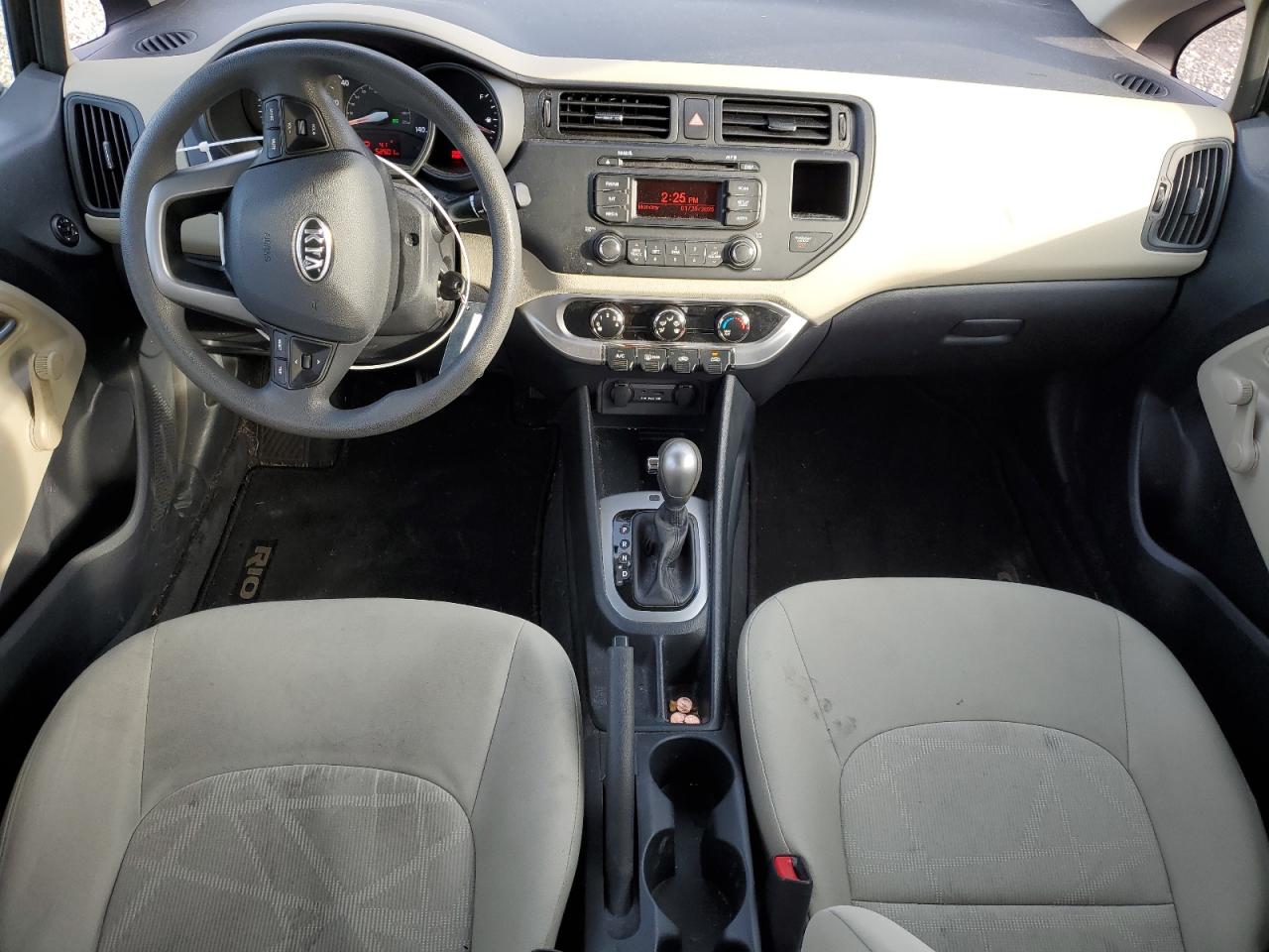 2013 KIA Rio VIN KNADM4A38D6107688 Copart auction photo, front end / side damage thumbnail 8