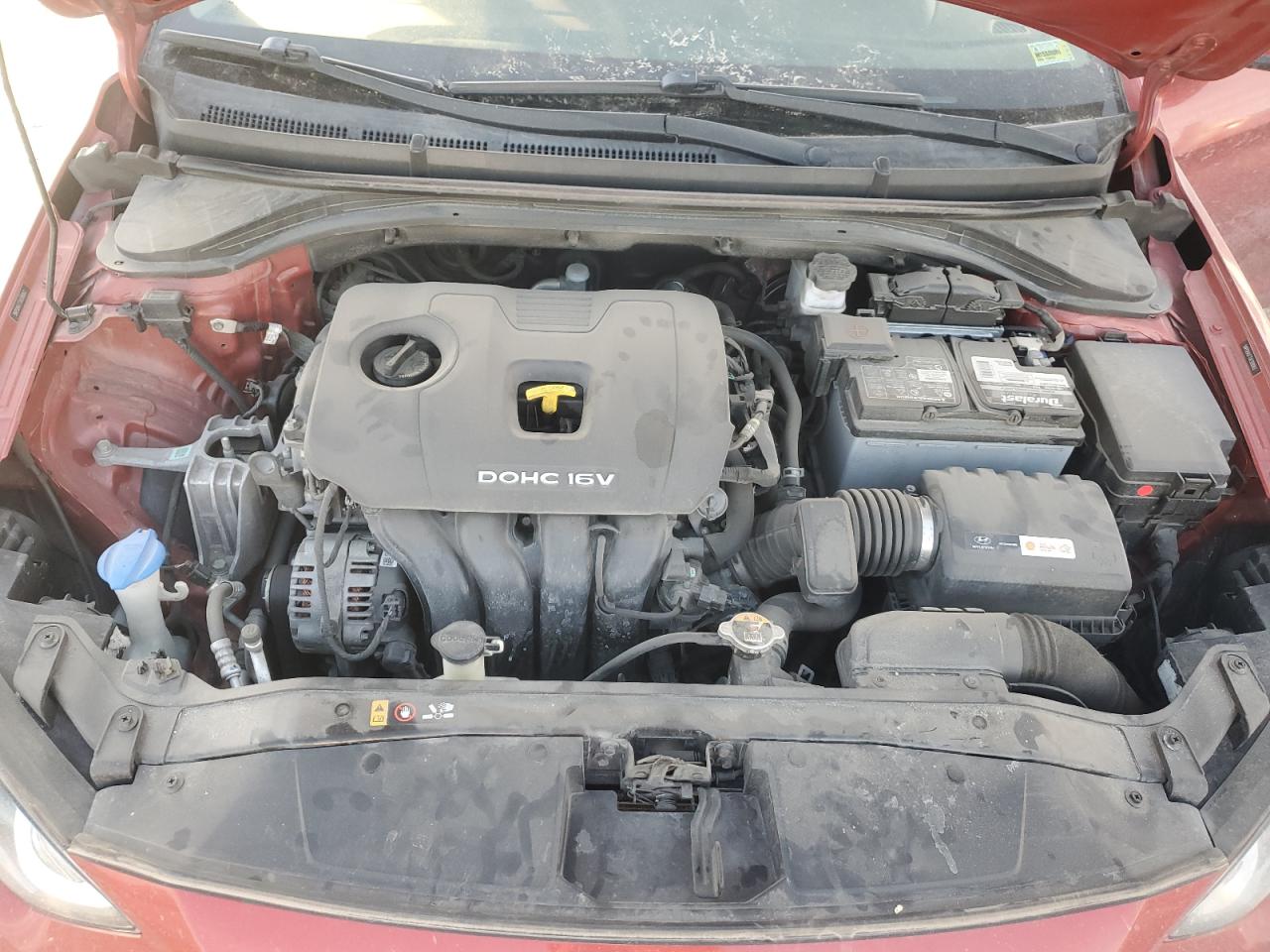 2018 Hyundai Elantra VIN 5NPD84LF7JH308062 Copart auction photo, rear end / front end damage thumbnail 11