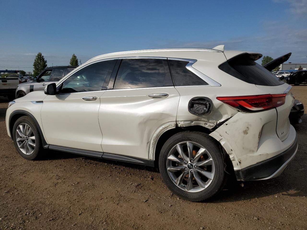 2021 Infiniti QX50 VIN 3PCAJ5CB1MF118819 Copart auction photo, rear end / undercarriage damage thumbnail 2