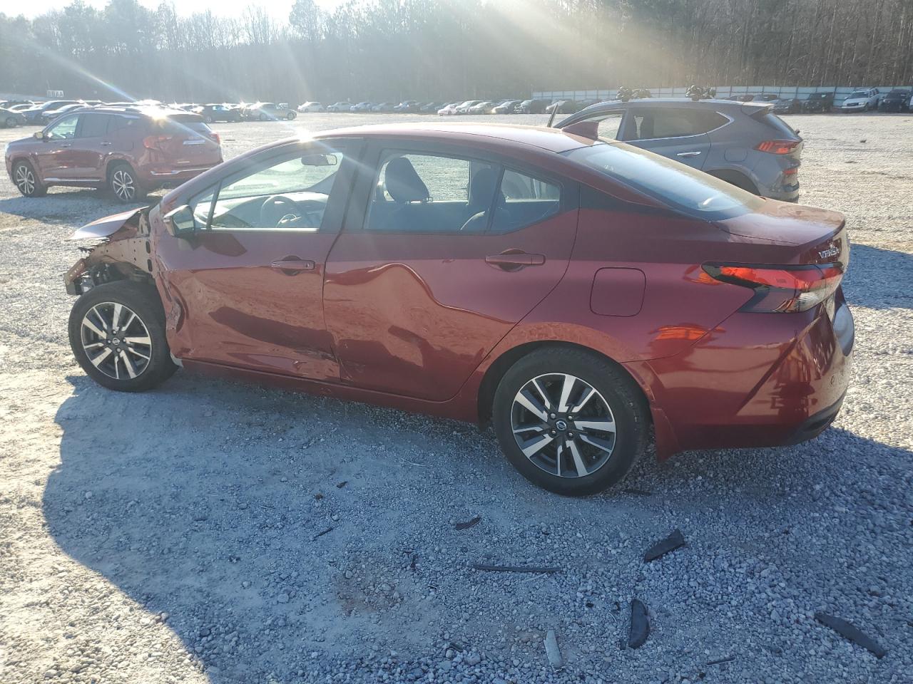 2021 Nissan Versa VIN 3N1CN8EV2ML895326 Copart auction photo, front end / side damage thumbnail 2