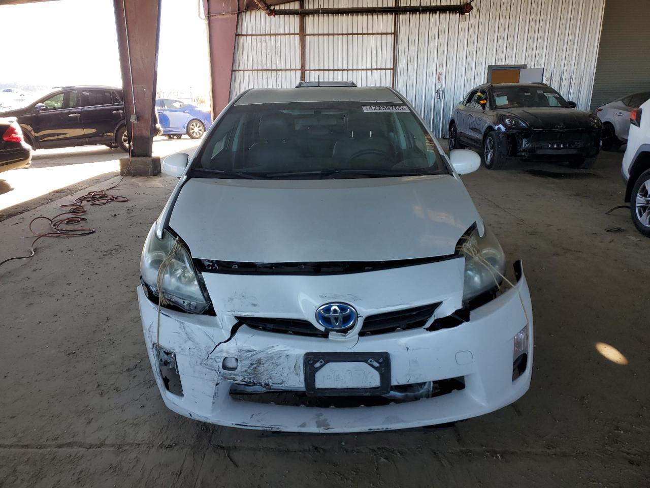 2011 Toyota Prius VIN JTDKN3DU9B0290377 Copart auction photo, front end / side damage thumbnail 5