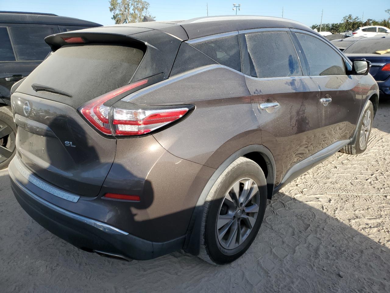 2015 Nissan Murano VIN 5N1AZ2MG2FN224066 Copart auction photo, water/flood damage thumbnail 3