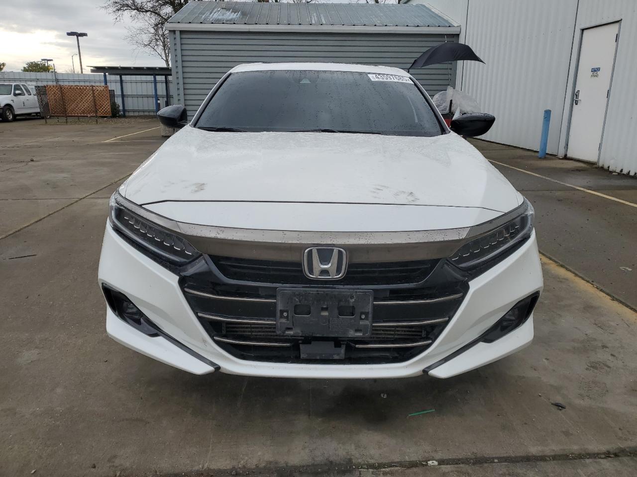 2021 Honda Accord VIN 1HGCV2F38MA014242 Copart auction photo, rear end damage thumbnail 5