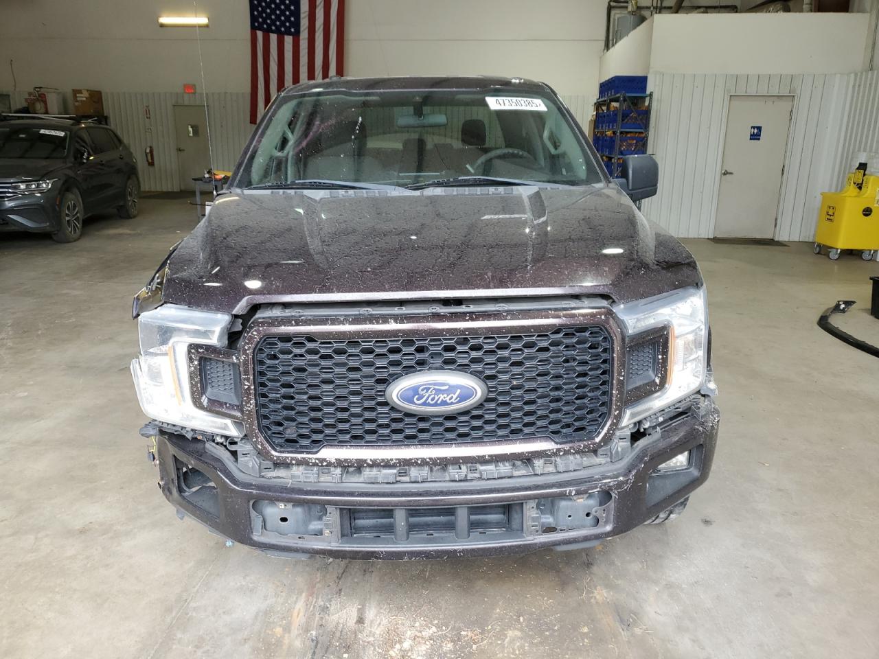 2019 Ford F-150 VIN 1FTEW1CP4KKD54355 Copart auction photo, front end / side damage thumbnail 5