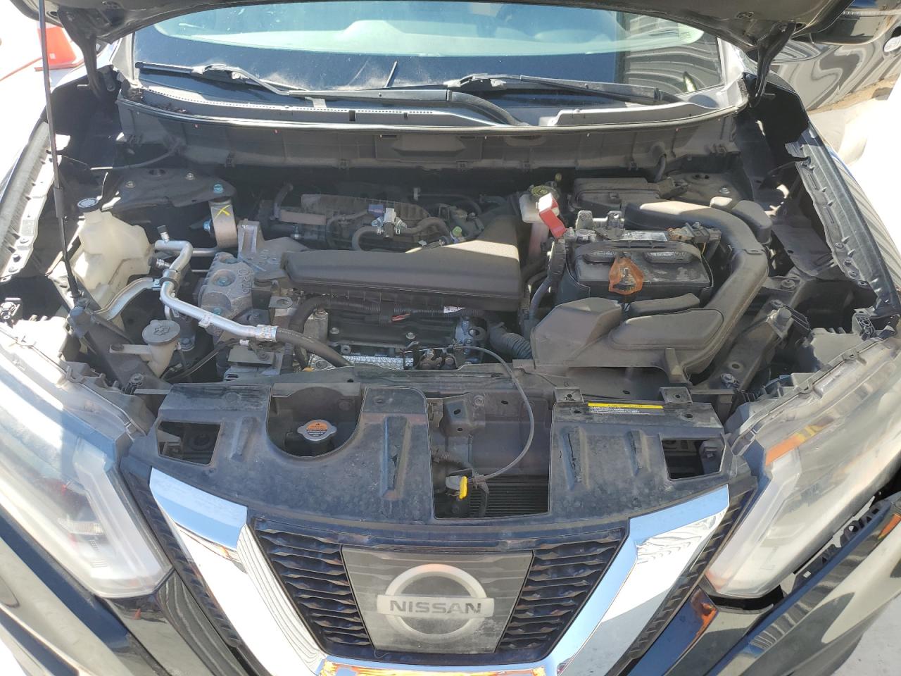 2017 Nissan Rogue VIN KNMAT2MV6HP571234 Copart auction photo, front end / side damage thumbnail 12