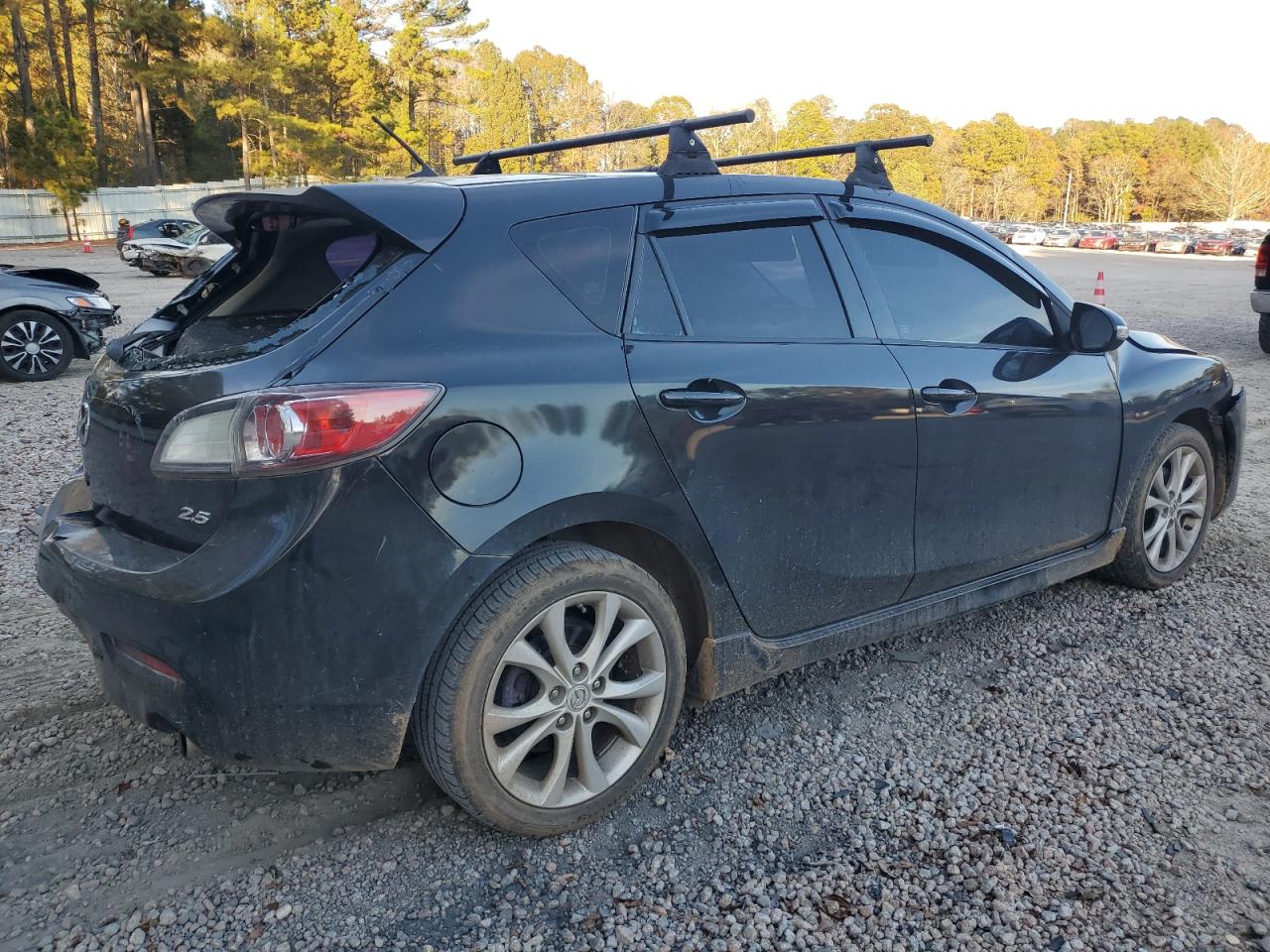 2010 Mazda 3 VIN JM1BL1H54A1128646 Copart auction photo, rear end / front end damage thumbnail 3