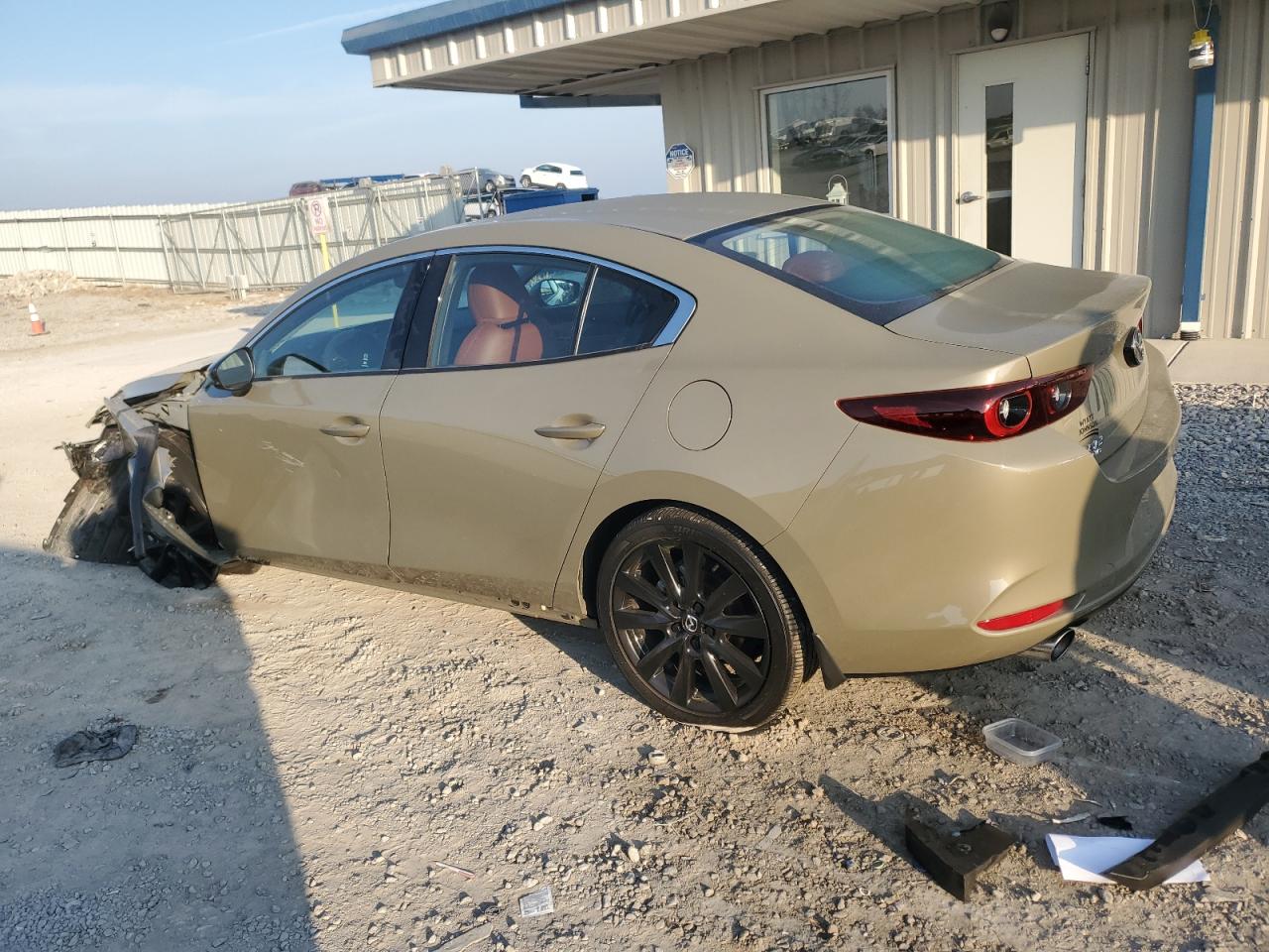 2024 Mazda 3 VIN 3MZBPBXY2RM421611 Copart auction photo, front end / side damage thumbnail 2