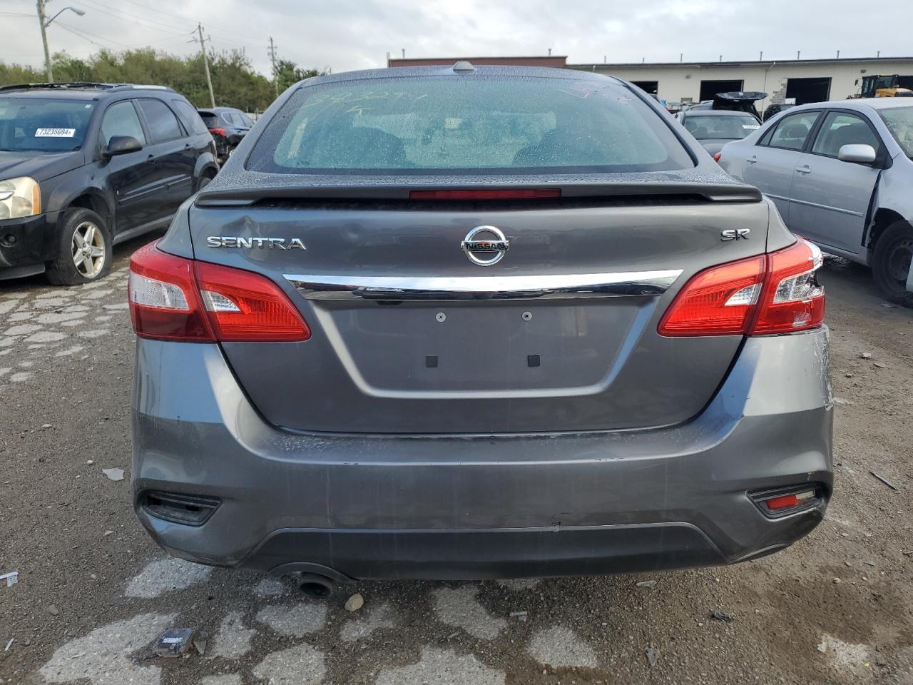 2019 Nissan Sentra VIN 3N1AB7AP6KY383294 Copart auction photo, front end / rear end damage thumbnail 6