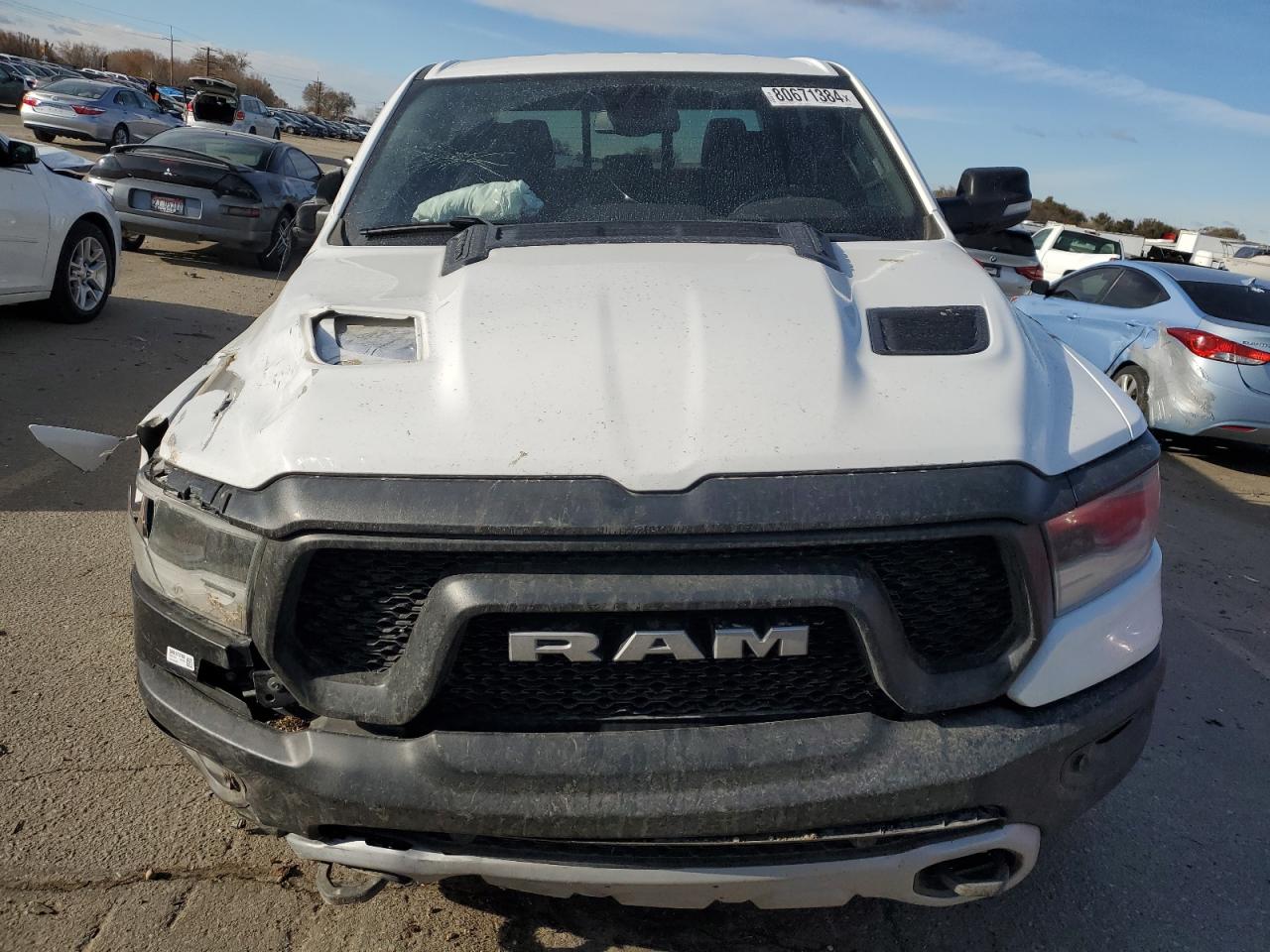 2019 RAM 1500 VIN 1C6SRFLT9KN713774 Copart auction photo, undercarriage / front end damage thumbnail 5