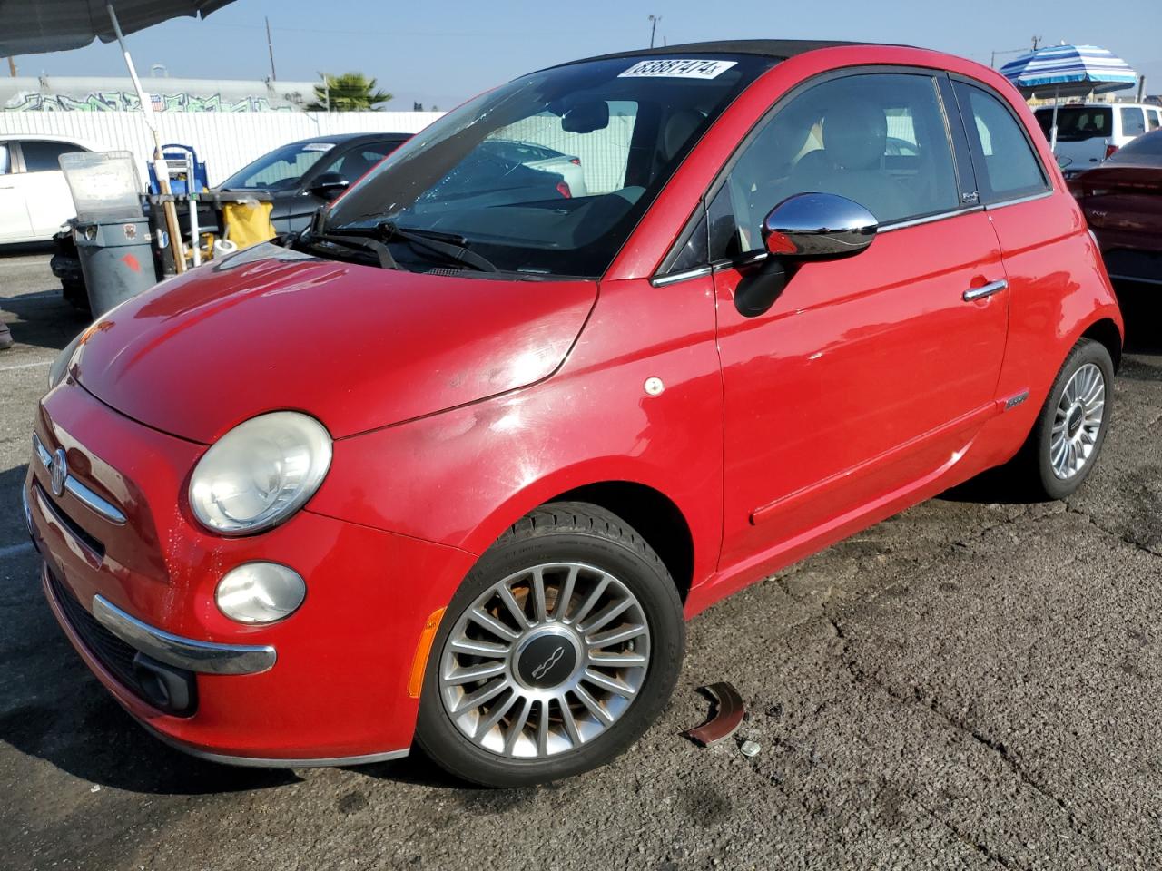 2012 Fiat 500 VIN 3C3CFFER6CT123111