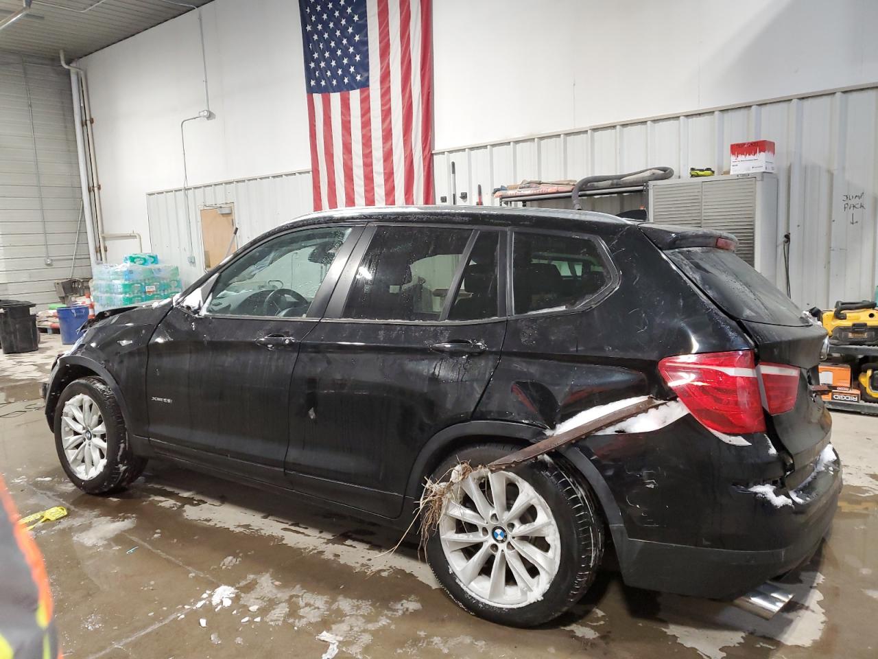 2015 BMW X3 VIN 5UXWX9C56F0D53936 Copart auction photo, all over / undercarriage damage thumbnail 2