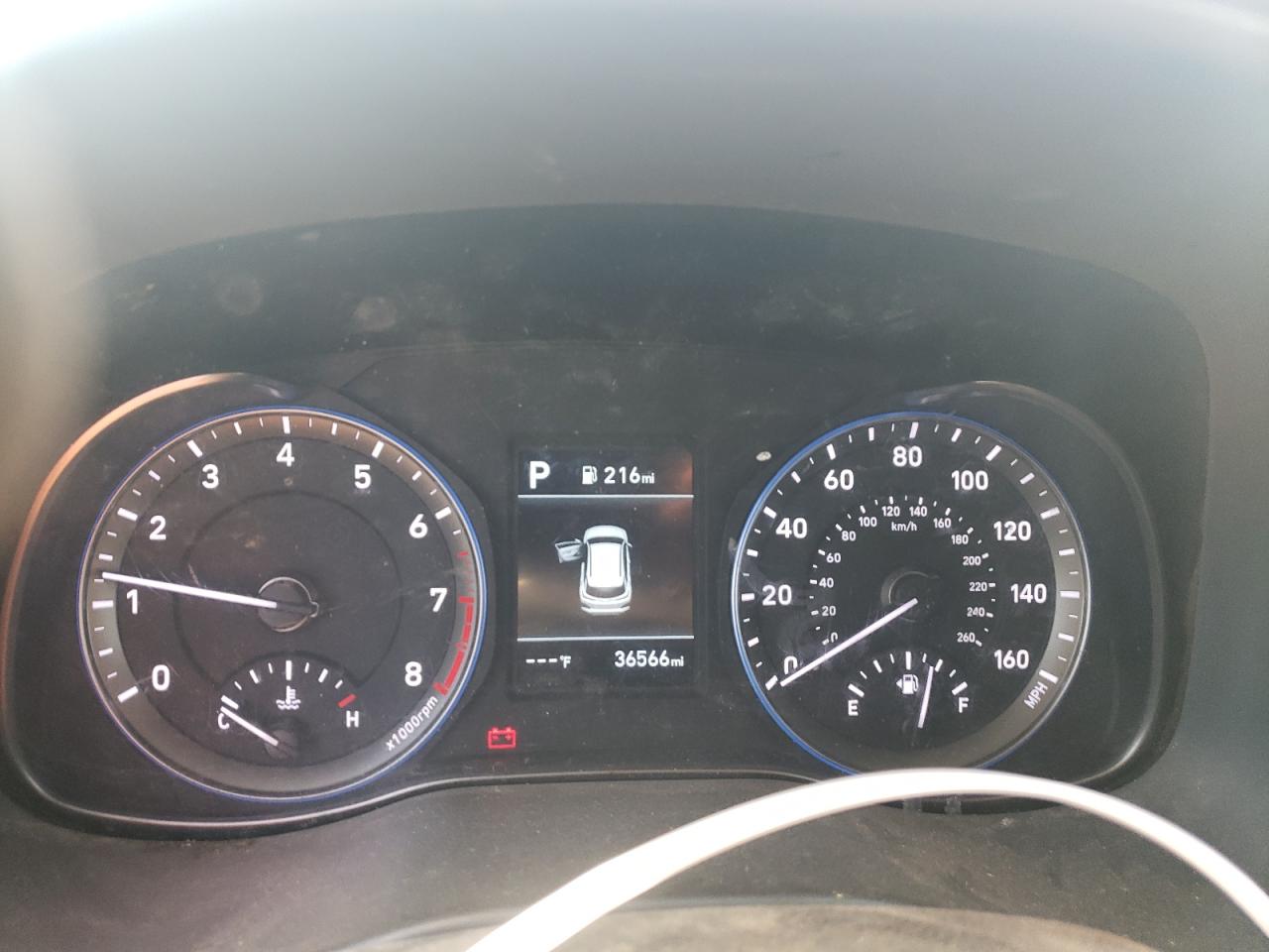 2019 Hyundai Kona VIN KM8K12AA0KU273763 Copart auction photo, front end damage thumbnail 9