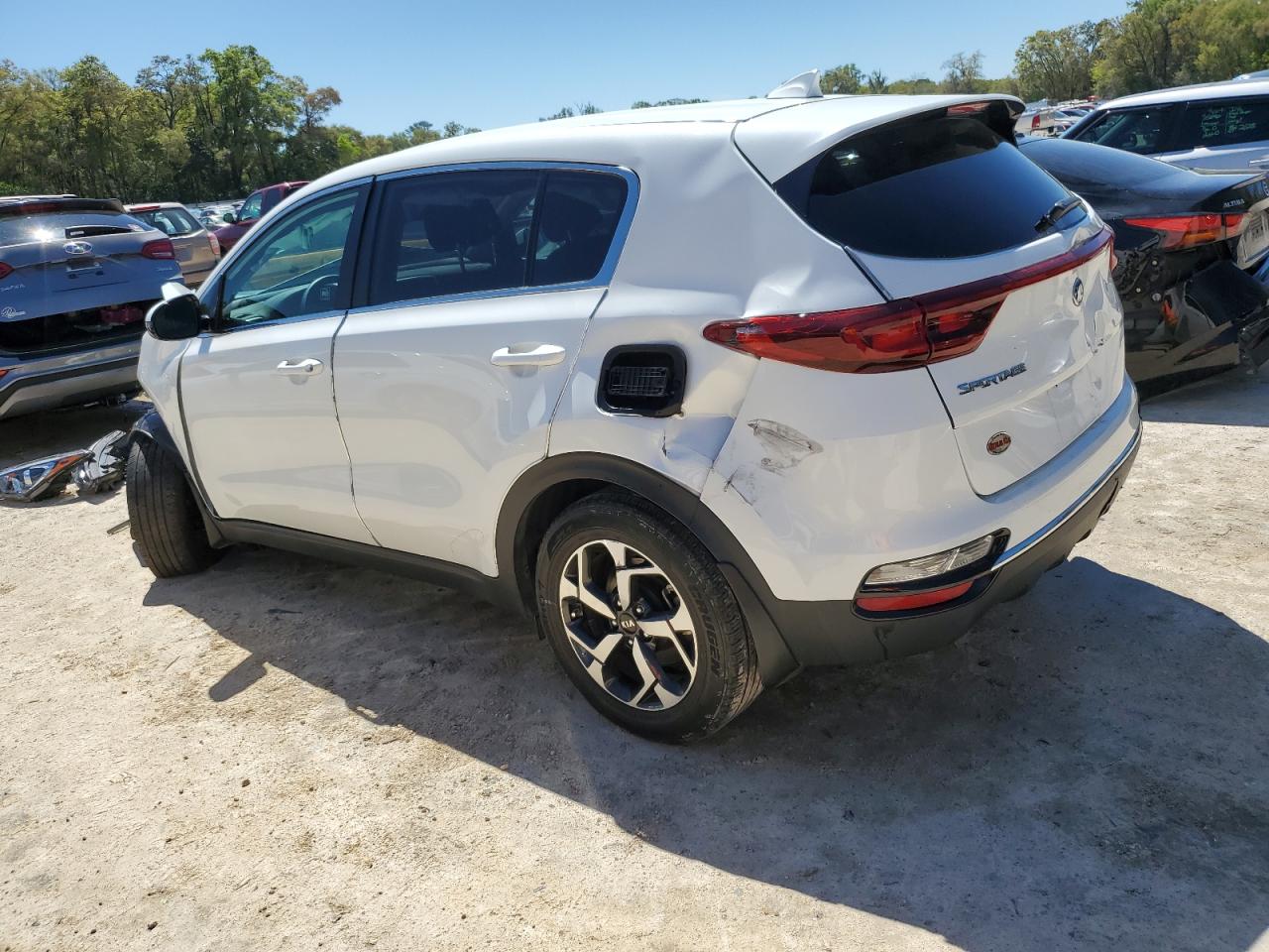 2021 KIA Sportage VIN KNDPM3AC5M7890411 Copart auction photo, front end / undercarriage damage thumbnail 2
