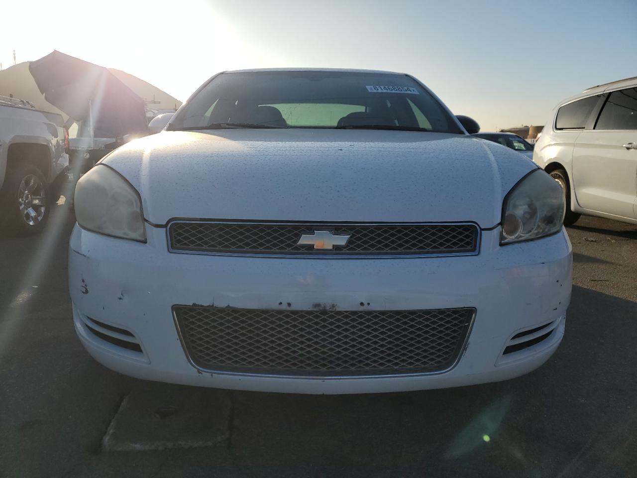2014 Chevrolet Impala VIN 2G1WB5E31E1107437 Copart auction photo, top/roof / side damage thumbnail 5