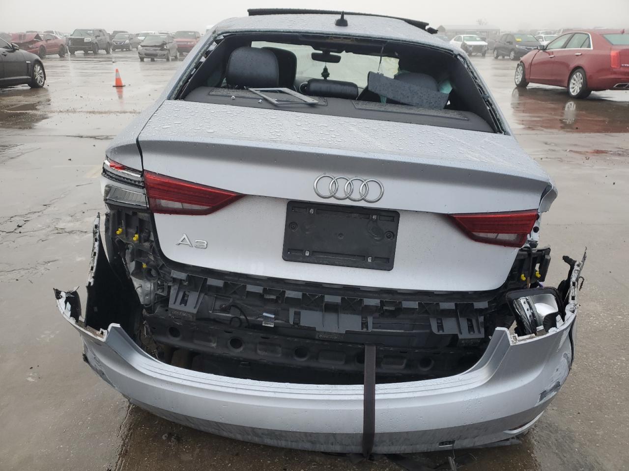 2019 Audi A3 VIN WAUAUGFF7KA113970 Copart auction photo, all over damage thumbnail 6