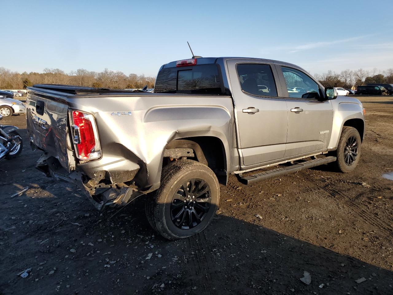 2021 GMC Canyon VIN 1GTG6CEN1M1286895 Copart auction photo, rear end damage thumbnail 3
