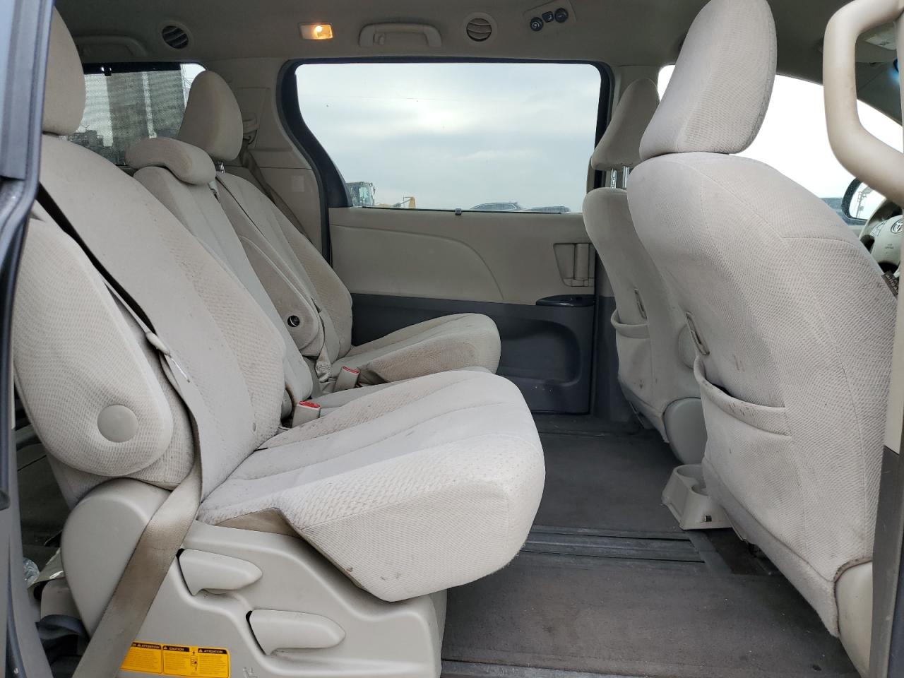 2012 Toyota Sienna VIN 5TDKK3DC4CS243465 Copart auction photo, rear end damage thumbnail 11