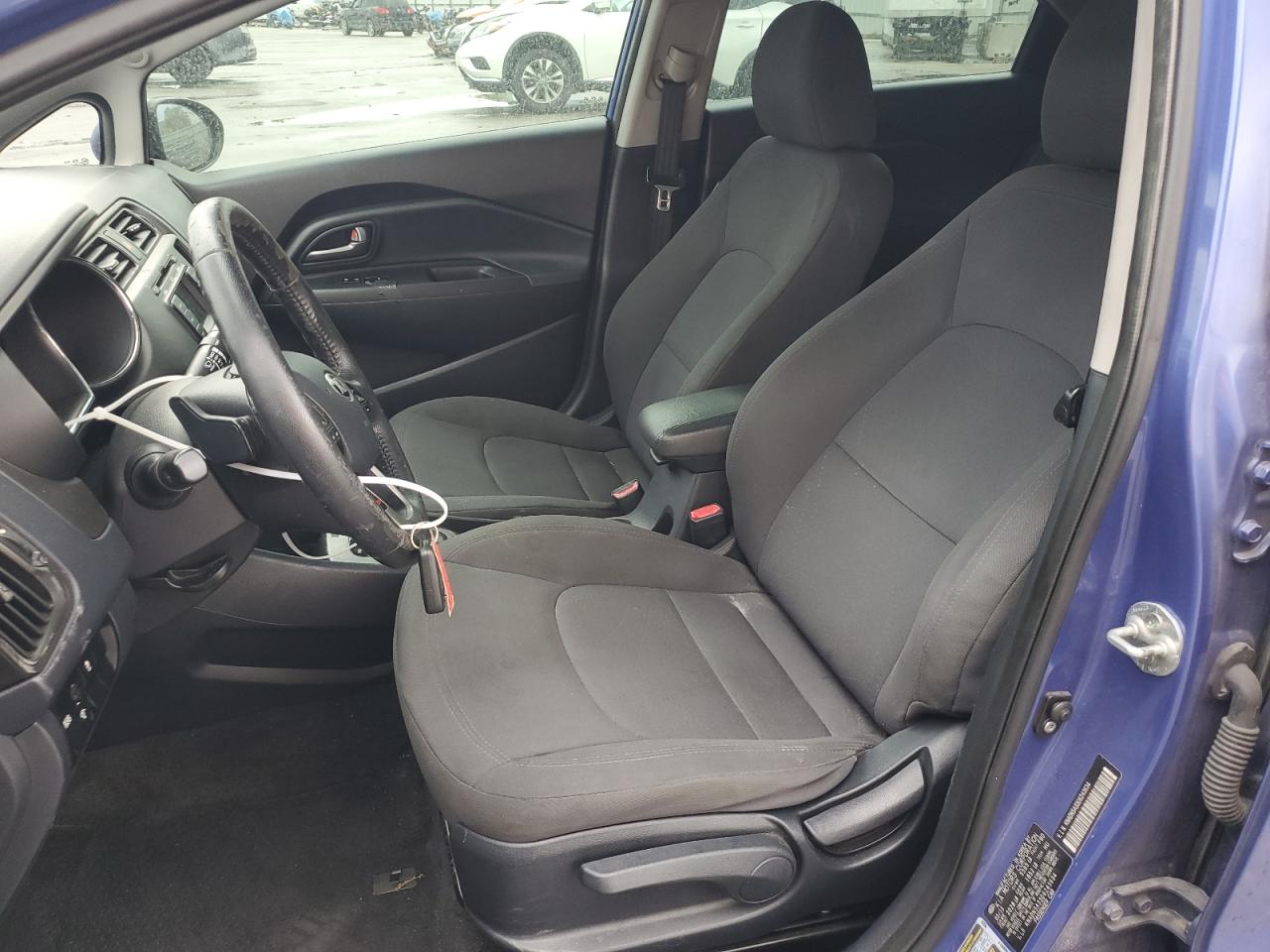 2013 KIA Rio VIN KNADN5A33D6243634 Copart auction photo, front end damage thumbnail 7