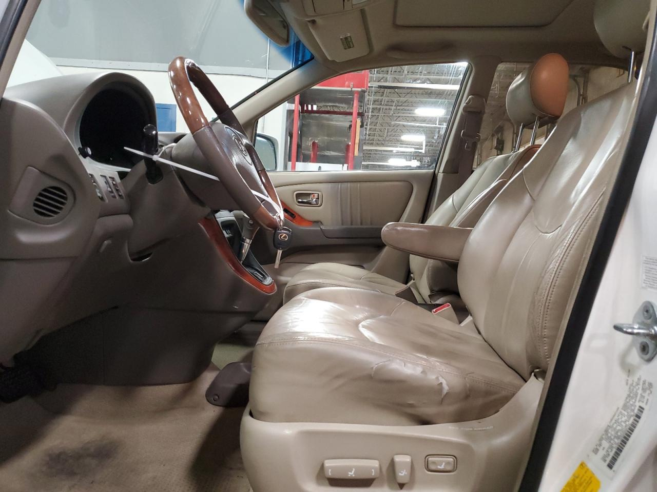 2002 Lexus RX VIN JTJHF10U220260734 Copart auction photo, front end / minor dent/scratches damage thumbnail 7