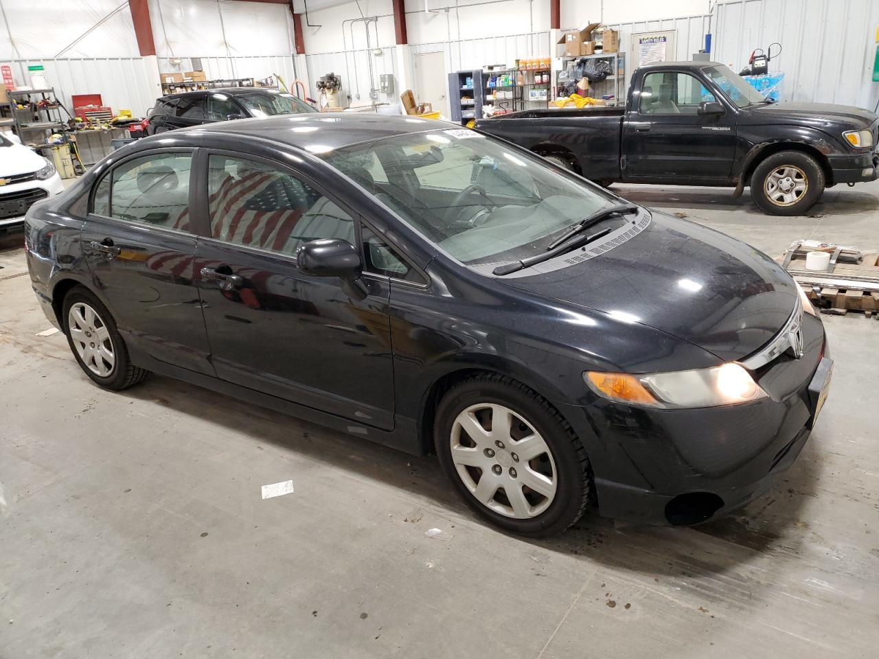 2007 Honda Civic VIN 1HGFA16567L097263 Copart auction photo, minor dent/scratches damage thumbnail 4