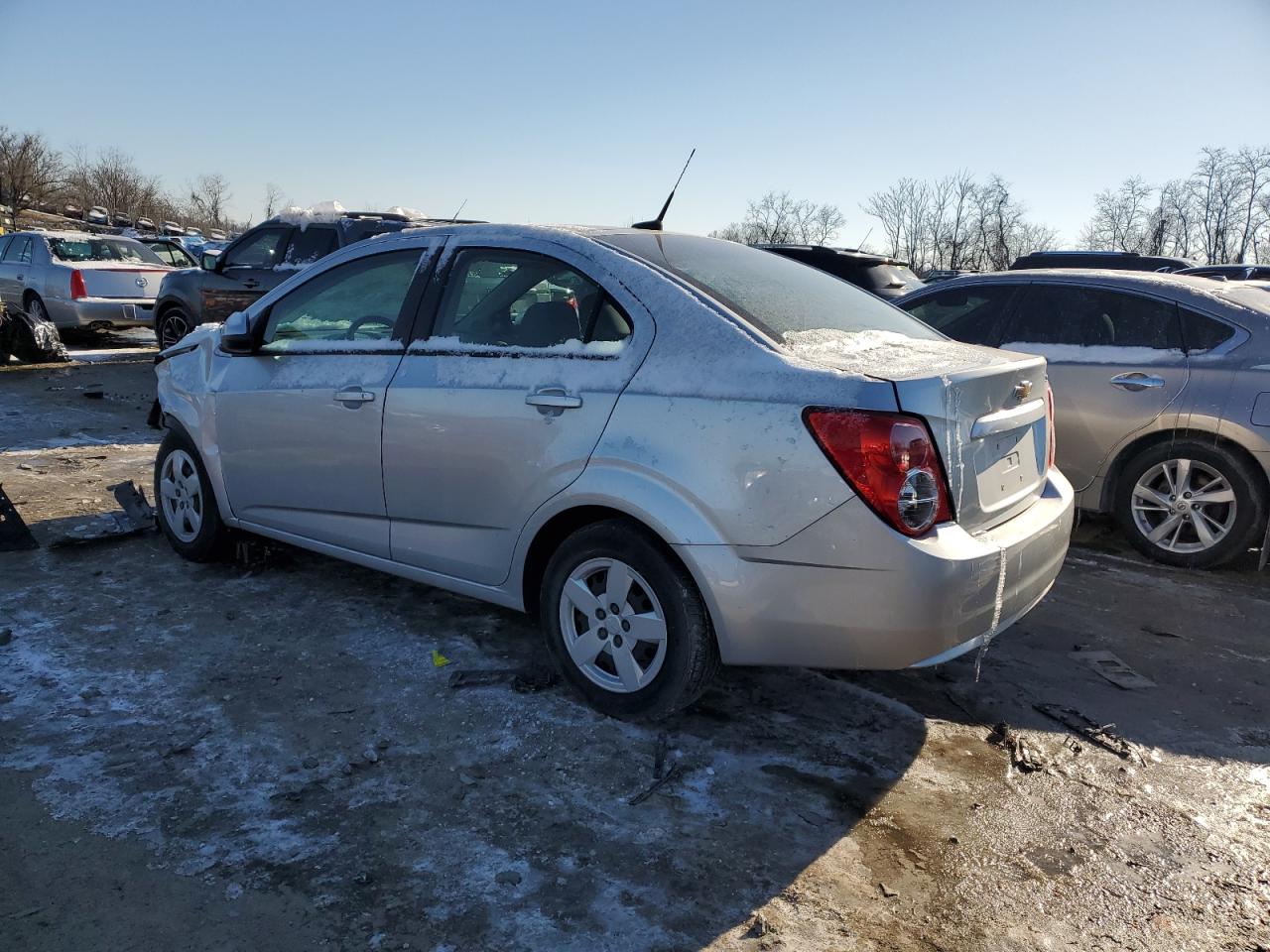 2014 Chevrolet Sonic VIN 1G1JB5SH6E4169074 Copart auction photo, front end damage thumbnail 2