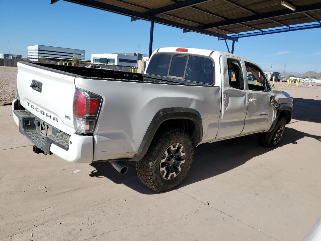 2021 Toyota Tacoma VIN 3TYSZ5AN6MT028575 Copart auction photo, all over damage thumbnail 3