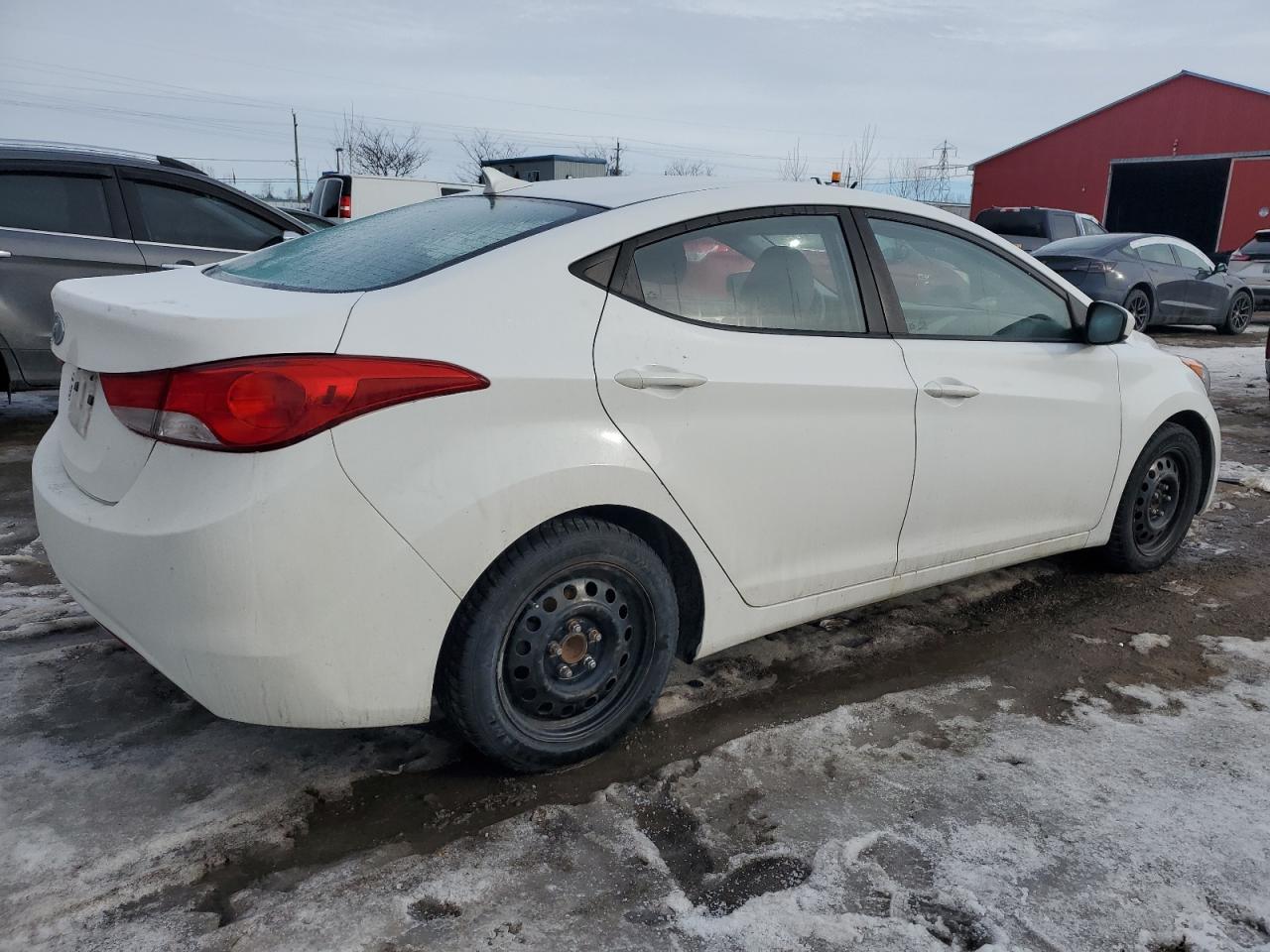 2013 Hyundai Elantra VIN 5NPDH4AE4DH220598 Copart auction photo, mechanical / front end damage thumbnail 3
