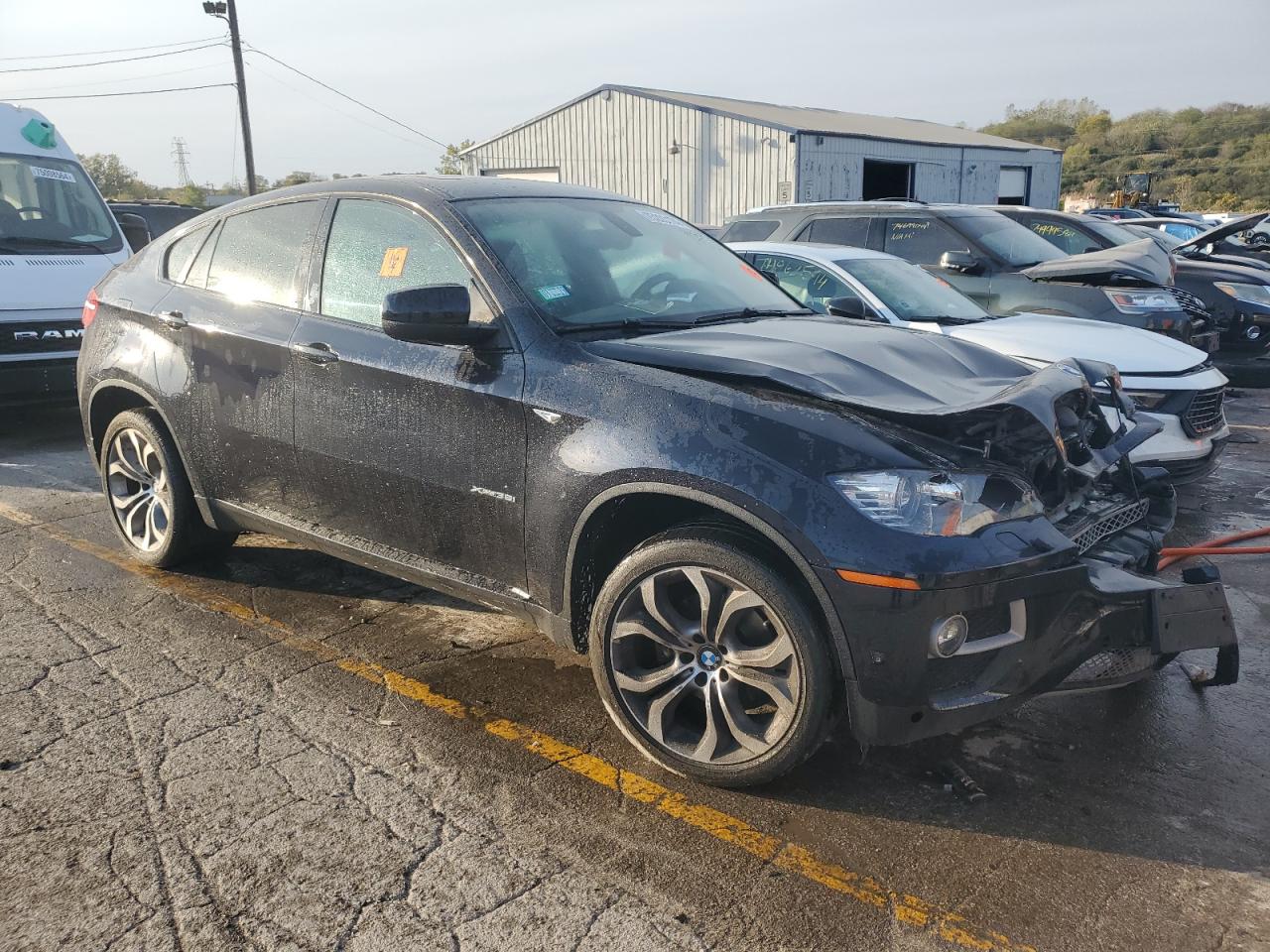 2014 BMW X6 VIN 5UXFG2C5XE0C44787 Copart auction photo, front end damage thumbnail 4