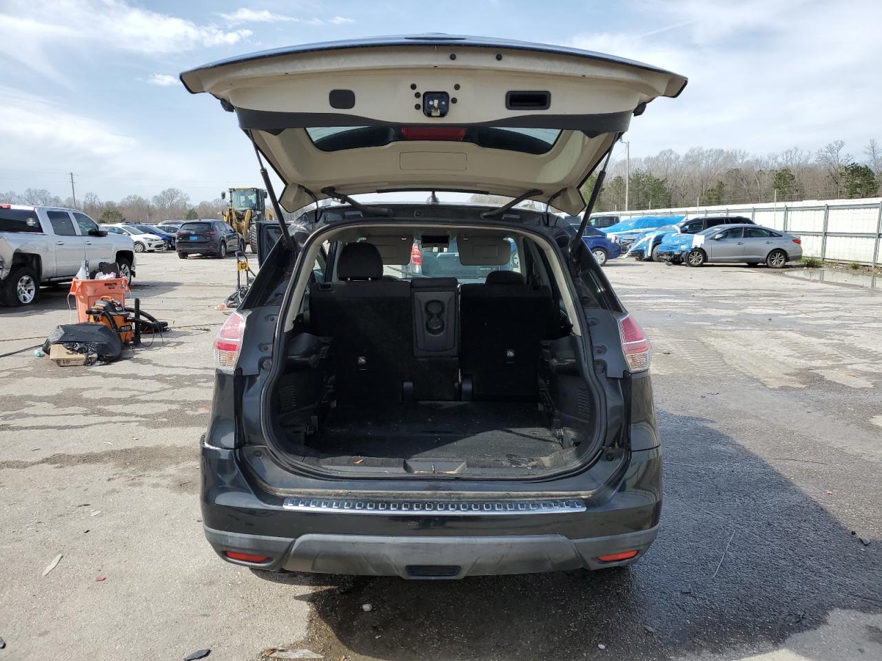 2016 Nissan Rogue VIN KNMAT2MT4GP666467 Copart auction photo, side damage thumbnail 6