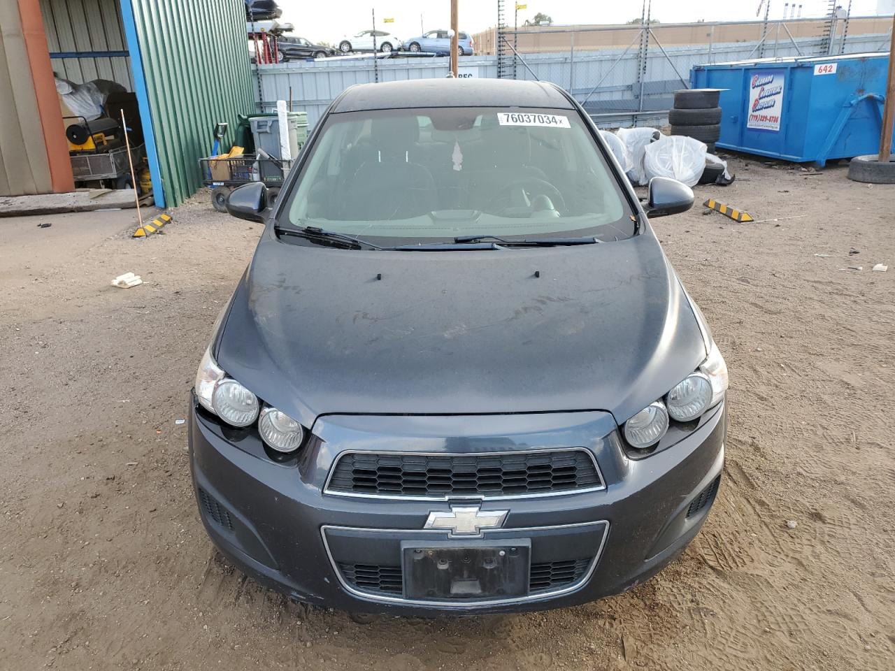 2013 Chevrolet Sonic VIN 1G1JC5SG9D4183697 Copart auction photo, mechanical / front end damage thumbnail 5