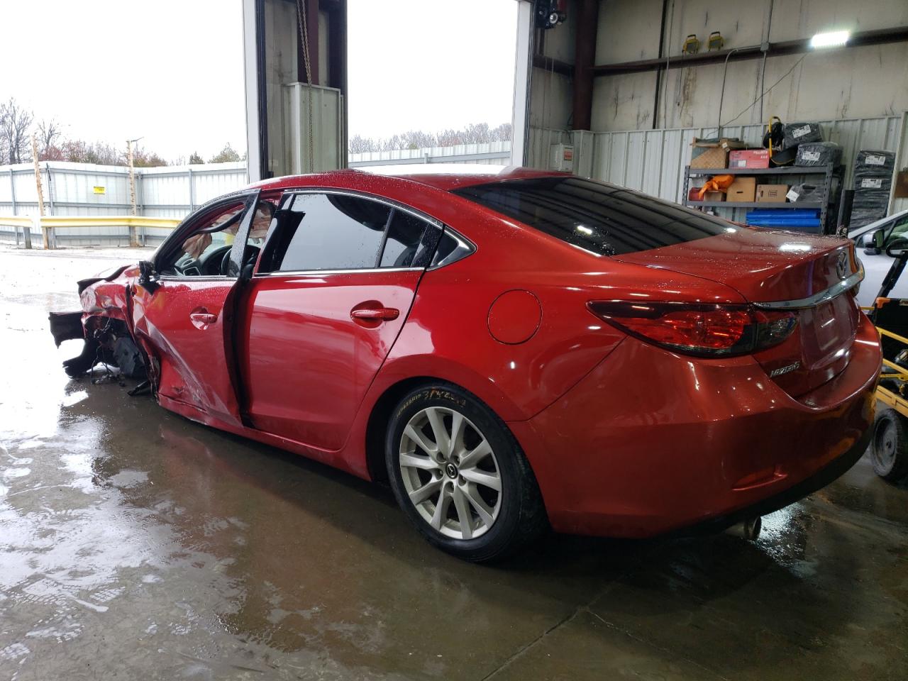 2015 Mazda 6 VIN JM1GJ1U58F1194979 Copart auction photo, front end / side damage thumbnail 2