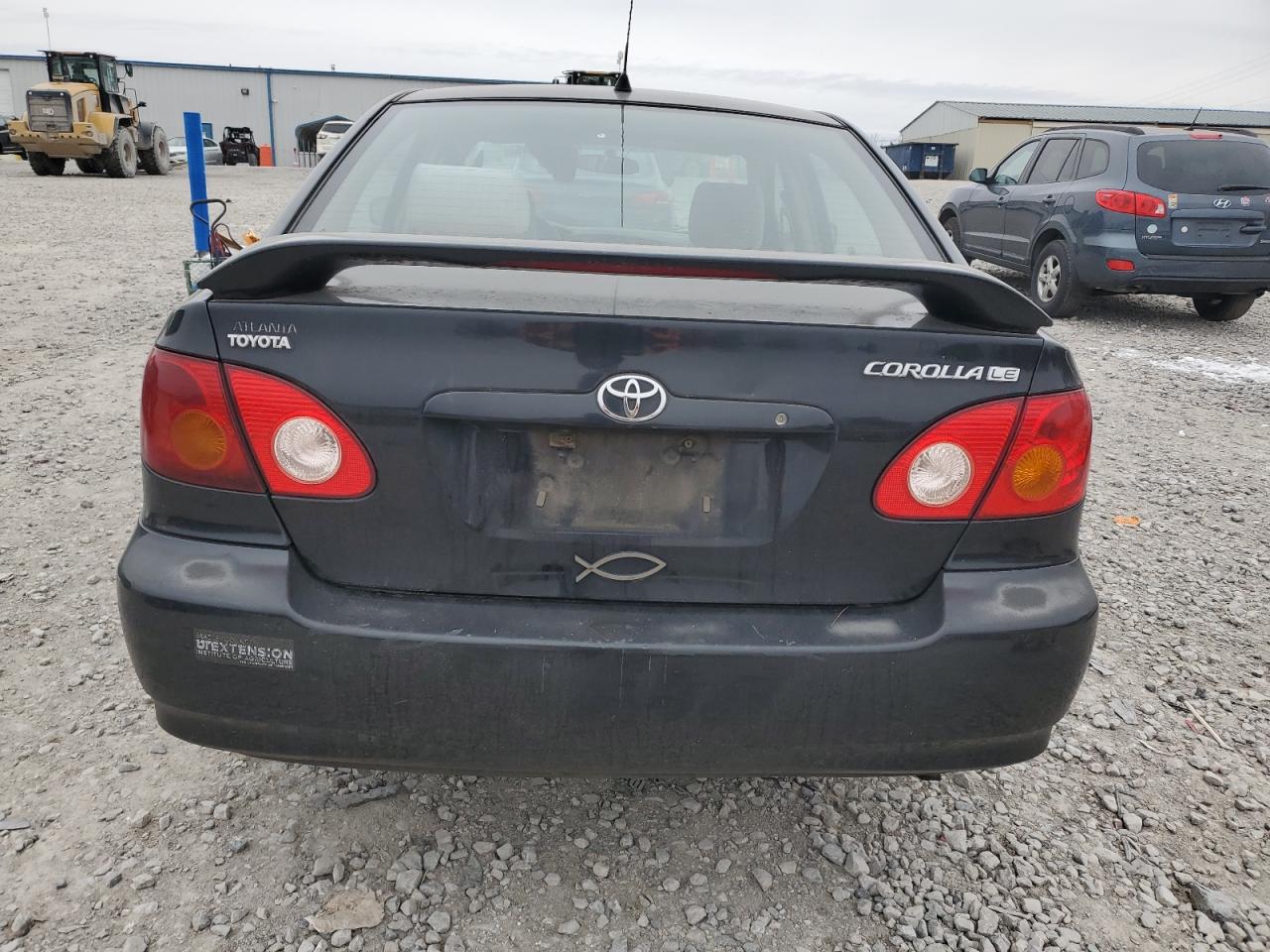 2003 Toyota Corolla VIN JTDBR32E832002659 Copart auction photo, front end damage thumbnail 6