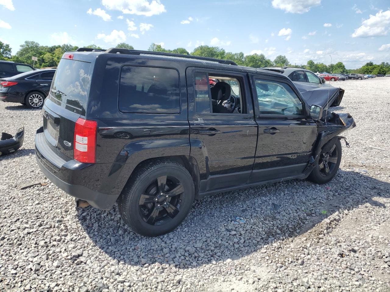 2015 Jeep Liberty (Patriot) VIN 1C4NJPBA6FD439397 Copart auction photo, front end / side damage thumbnail 3